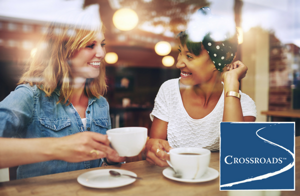 two women overcoming a bad day in recovery by socializing at a cafe