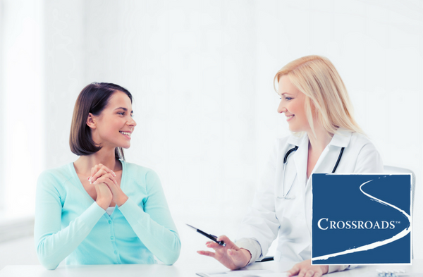 woman talking to her doctor about finding freedom in recovery