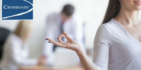 Healthy Ways to Reduce Stress Without Turning to Drugs or Alcohol.CRBlog3 woman reducing stress without the need for drugs or alcohol at work