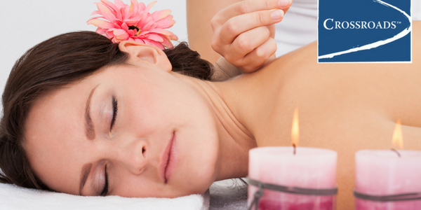 How Can Acupuncture Help with Addiction Recovery_.CRBlog4 woman getting Acupuncture for Addiction Recovery at Crossroads