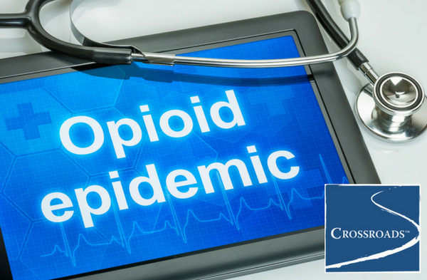 Beyond Opioid Epidemic medical graphic for Crossroads