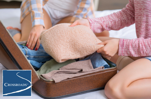 Packing for Rehab to Crossroads
