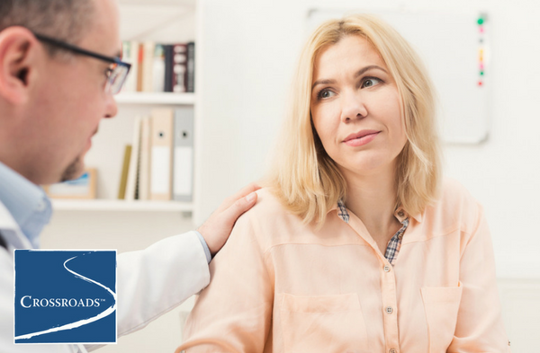 man supporting wife to manage addiction and anxiety together