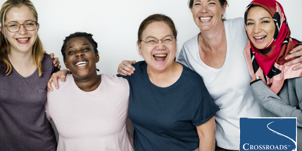 Tackling Cravings in Addiction Recovery.CRBlog3 diverse women laughing and supporting each other in ARFID recovery