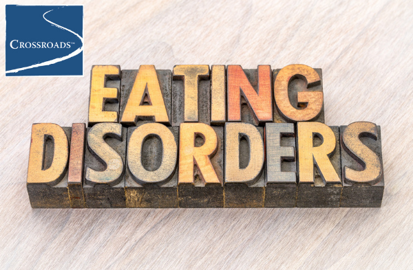 eating disorders in block letters