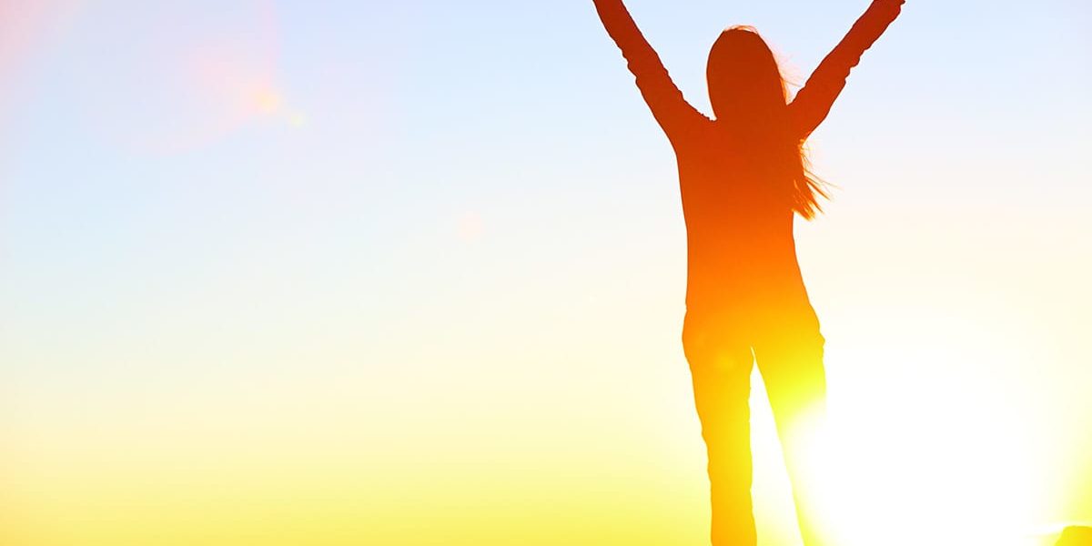 a woman experiences the benefits of sobriety in the new year