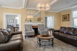 living room at residential women's treatment center
