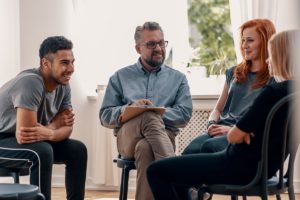 group therapy at the opiate addiction treatment center