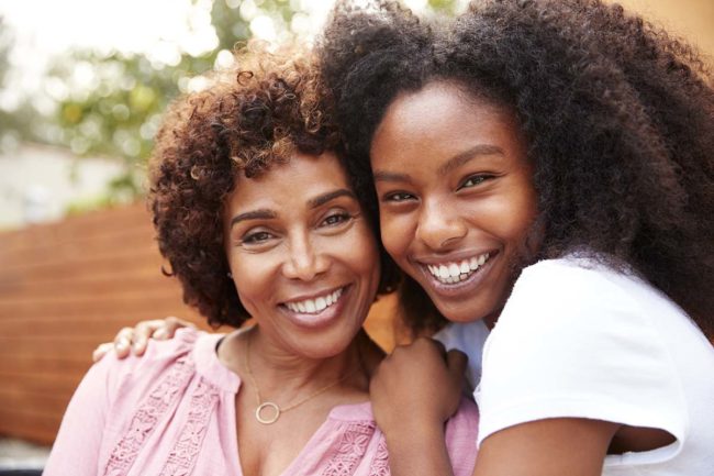 mom and daughter after eating disorder treatment