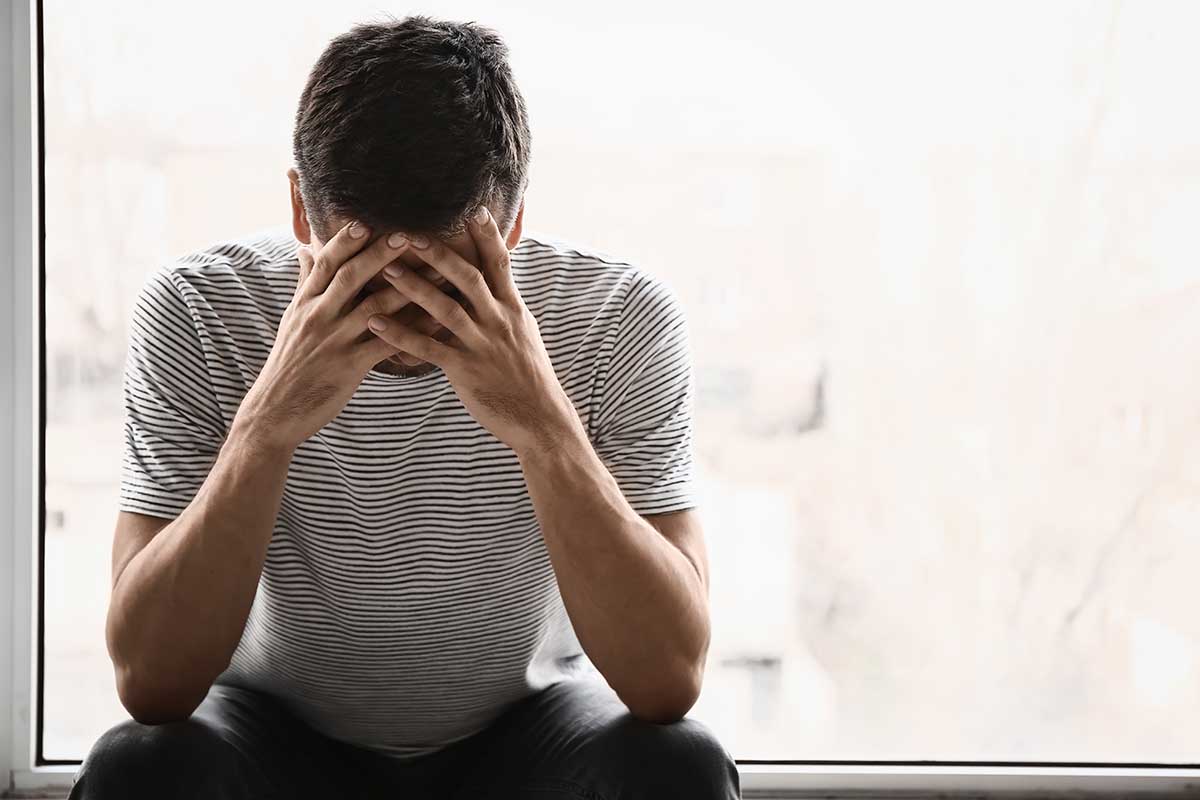 a person struggles with the triggers of drug abuse