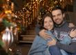 couple enjoying a sober holiday season